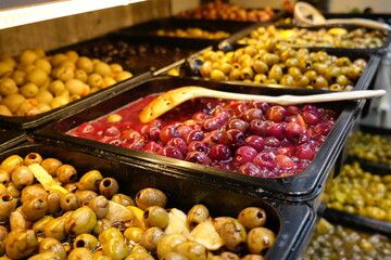 olives in market