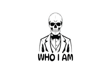 Skeleton creative t shirt design Skeleton vector Illustration