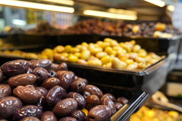 olives in a market