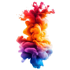 Vibrant Rainbow Explosion of Color