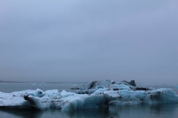 Ice burg in Iceland's Glacier Lake