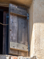 Architecture detail at Rasnov citadel, Romania