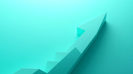 Abstract Upward Arrow Graphic   Success  Growth  Progress  Goal