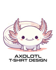 Axolotl Vector T Shirt Design