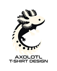 Axolotl Vector T Shirt Design