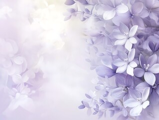 Delicate Lavender Flowers with Soft Blurred Background
