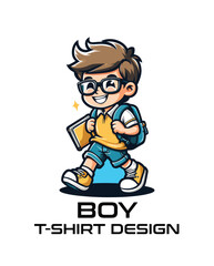Boy Vector T Shirt Design