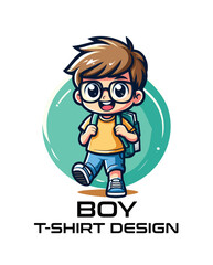Boy Vector T Shirt Design