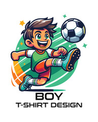 Boy Vector T Shirt Design