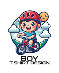 Boy Vector T Shirt Design