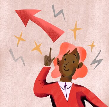 Woman  with an arrow 