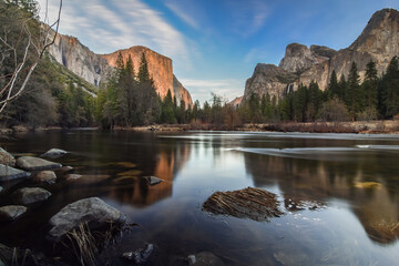 Valley view alpenglow