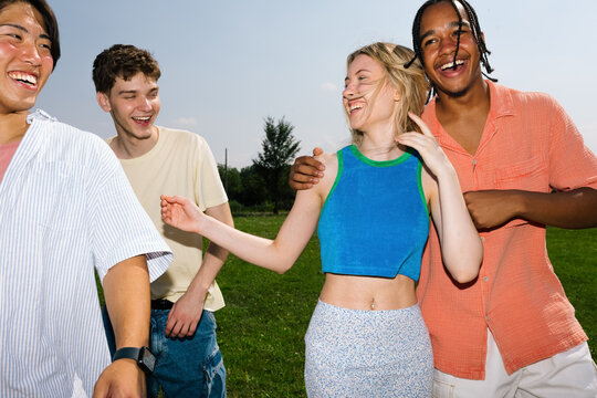 Having fun outside