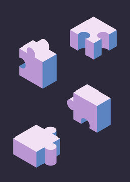 Isometric mosaic