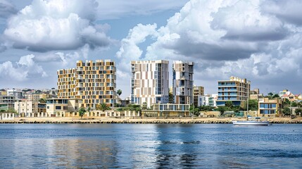 Obraz premium View_of_the_Senegal_capital_of_Dakar_Africa