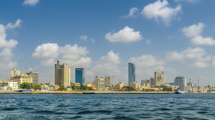 Fototapeta premium View_of_the_Senegal_capital_of_Dakar_Africa