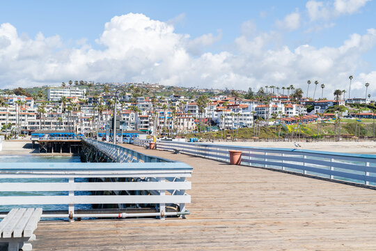 The Old Wooden Pier At San Clemente Beach