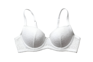 white bra on white background, png