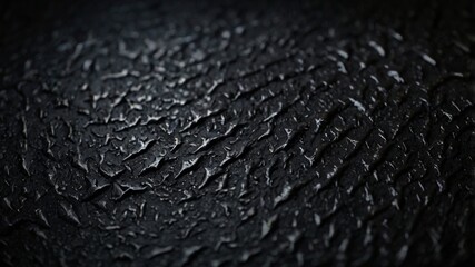  Black metal texture, smooth, shiny liquid, dark reflective surface, molten appearance, flowing edges, metallic sheen, cold, industrial, abstract, fluid form, dynamic liquid metal, glowing highlights,