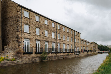 Historic Stone Mill Building in North Yorkshire