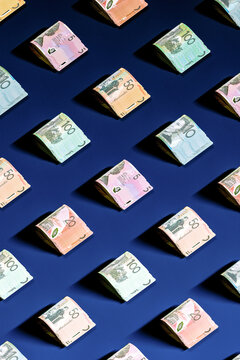 Australian Dollars - Colorful Banknotes Pattern