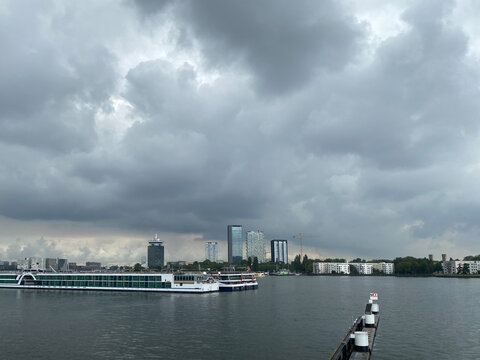 IJ river in Amsterdam