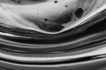 Abstract dark monochrome flowing background