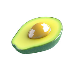 Vibrant Avocado Slice: A Healthy and Delightful Culinary Delight