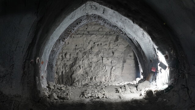 excavated tunnels in subway construction