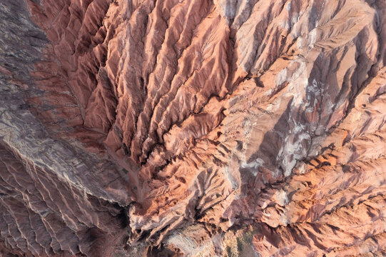 Aerial View, Rainbow Valley, Atacama Desert, Chile