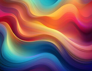 abstract background with a colorful gradient soft and smooth curves wavy lines and blurred edges