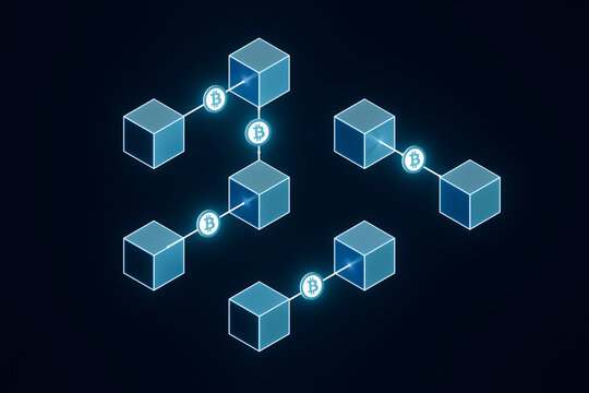 Bitcoin Blockchain Concept
