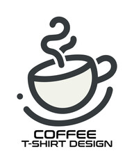 Coffee Vector T Shirt Design