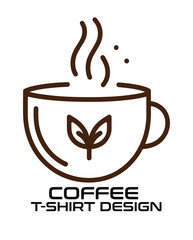 Coffee Vector T Shirt Design