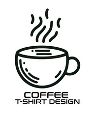 Coffee Vector T Shirt Design