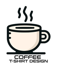 Coffee Vector T Shirt Design