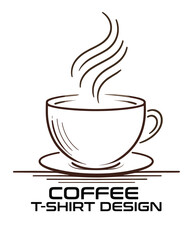 Coffee Vector T Shirt Design