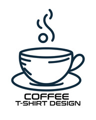 Coffee Vector T Shirt Design