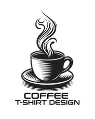 Coffee Vector T Shirt Design