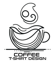 Coffee Vector T Shirt Design