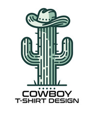 Cowboy Vector T Shirt Design