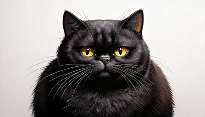 black cat illustration 9