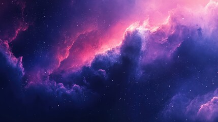 Fototapeta premium Nebula and Galaxies in Space with an Abstract Cosmic Background