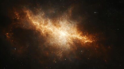 Naklejka premium Nebula and Galaxies in Space with an Abstract Cosmic Background