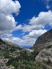 beautiful mountain and clouds 