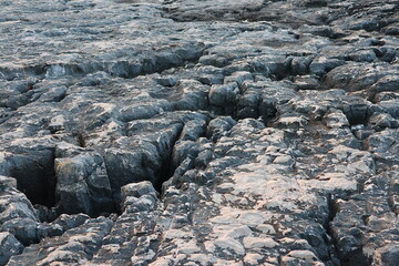 lava rocks in island country