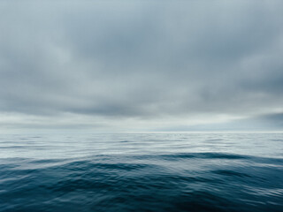 Slightly abstract image of the deep blue sea
