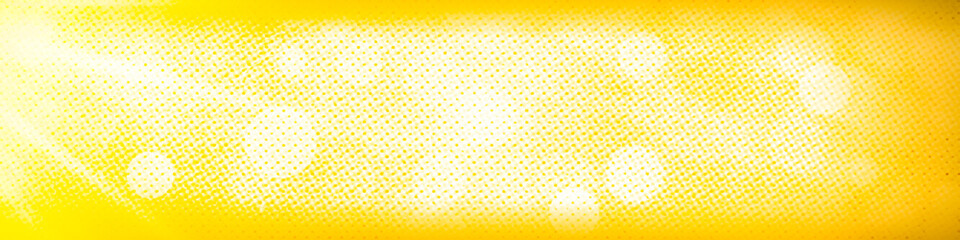 Abstract yellow Panorama defocused bokeh background for holiday, party, christmas, banners, posters, events, advertising, and graphic design works with copy space
