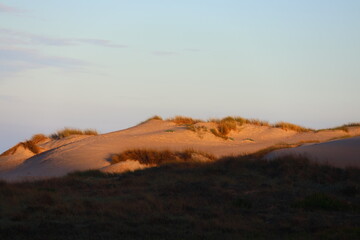 sunset in the mountains