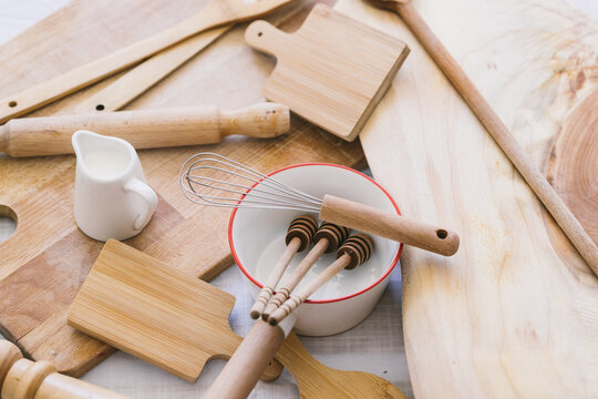 Wooden kitchen things